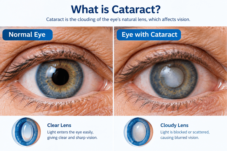 Cataract surgery and eye care